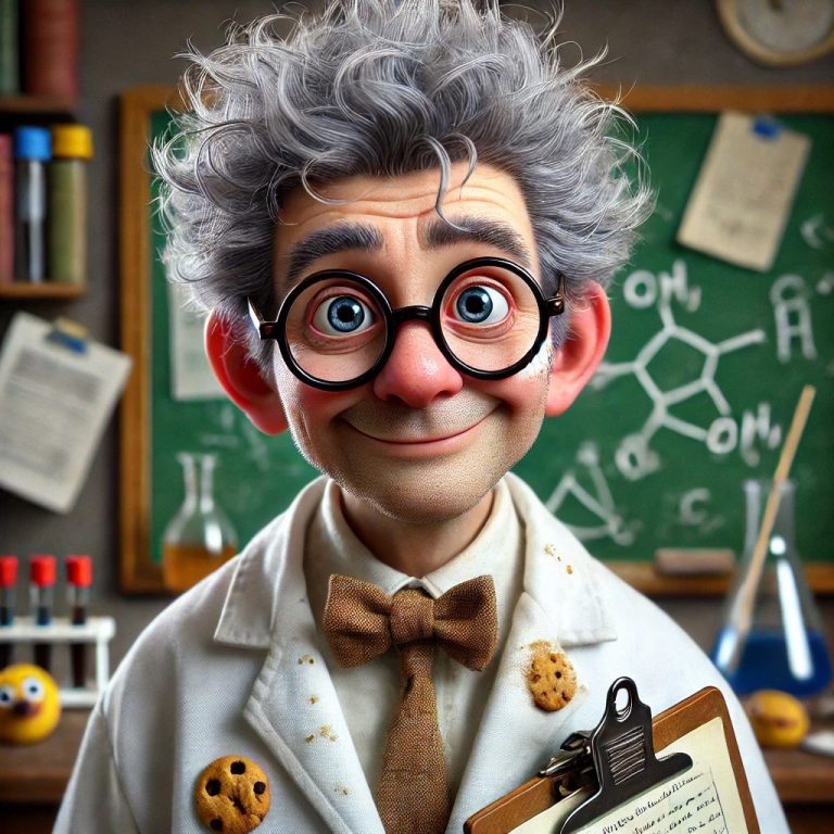 Professor Schussel in seinem Labor
